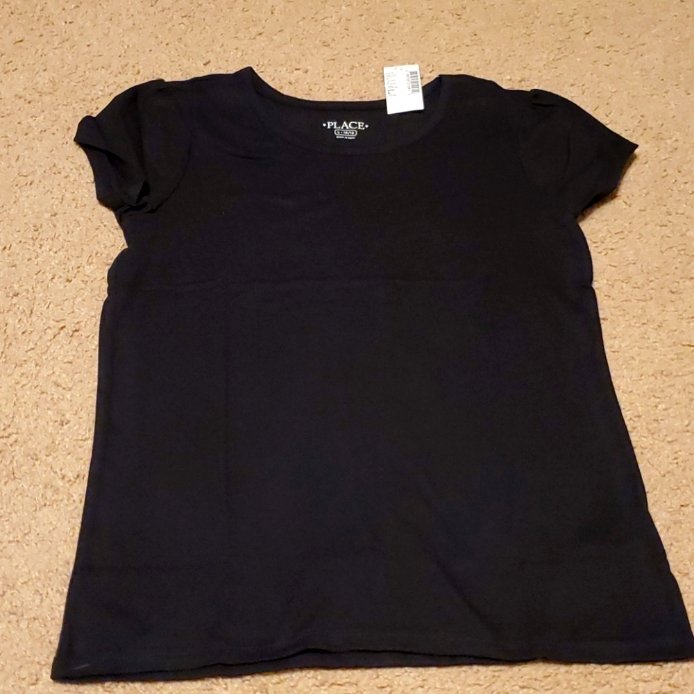 The Children's Place black shirt NWT